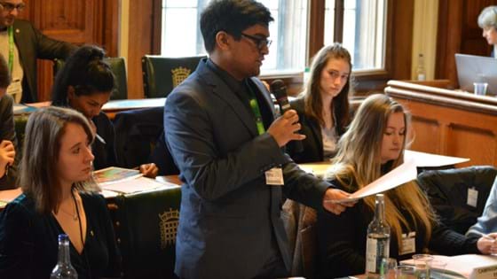 Sameen in Parliament