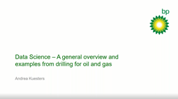 Data Science - A general overview and examples from drilling for oil and gas