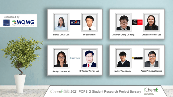 POPSIG Student Research Project Bursary 2021