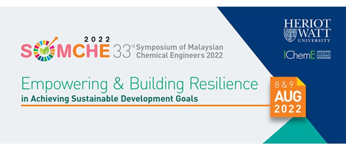 Virtual Conference: 33rd Symposium of Malaysian Chemical Engineers (SOMChE)
