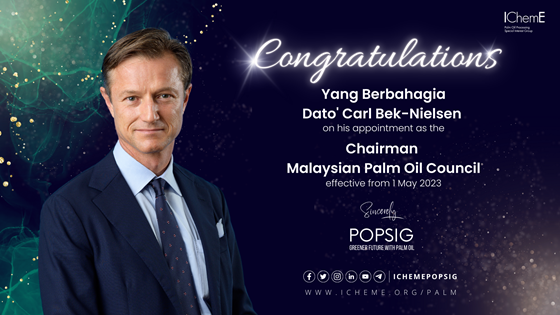 Congratulatory Note to YBhg. Dato' Carl Bek-Nielsen