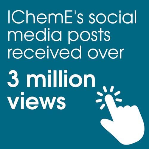 IChemE's social media posts received over three million views