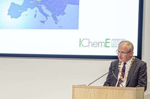 David Bogle, President of IChemE delivering his Presidential Address
