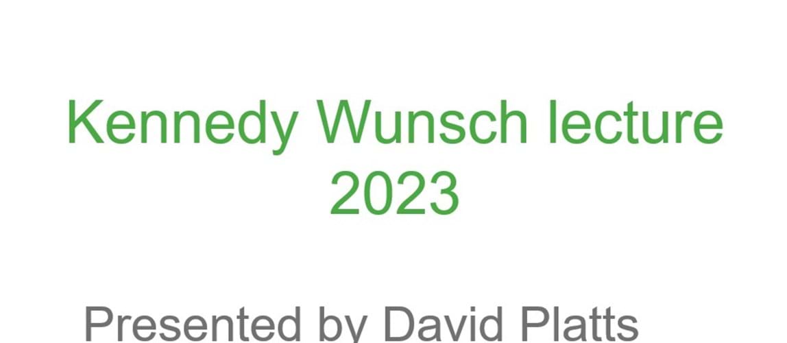 Kennedy Wunsch lecture 2023