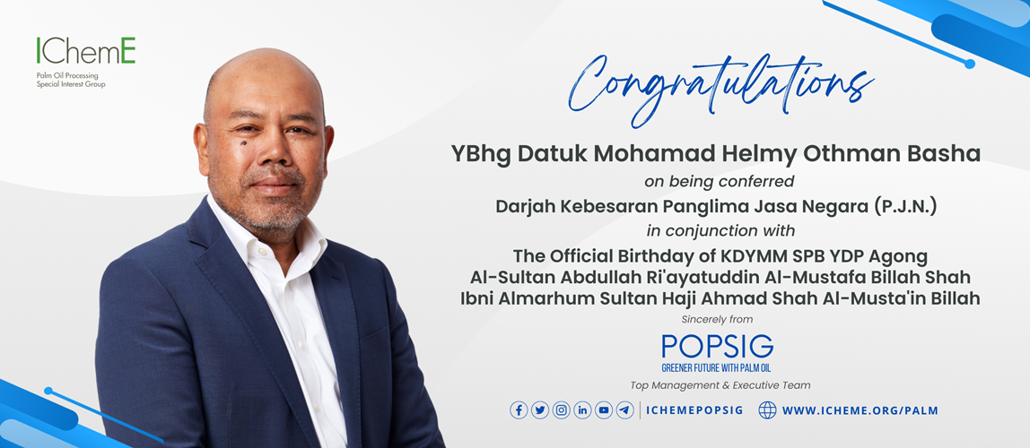 Congratulatory Note to YBhg Datuk Mohamad Helmy Othman Basha
