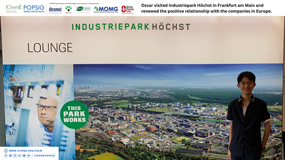 Oscar Visited Industriepark Höchst in Germany