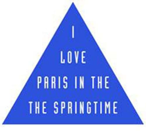 I love Paris in the springtime