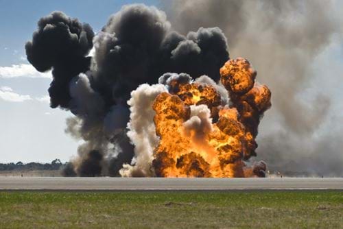 Controlled explosion