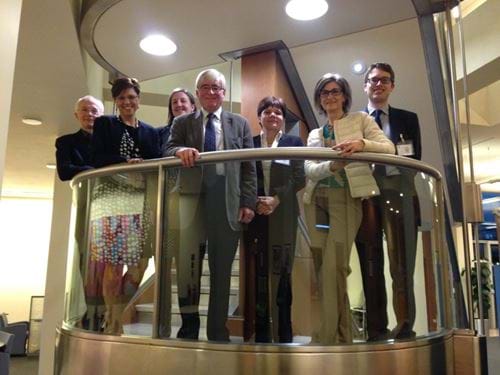 Geoff Maitland with some members of the IChemE UK Research Committee