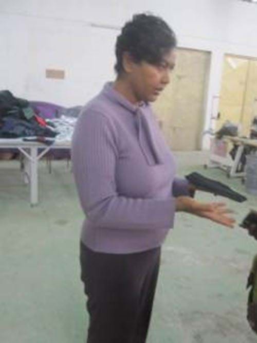 Freweini Mebrahtu explains the chemistry of her reusable sanitary pad