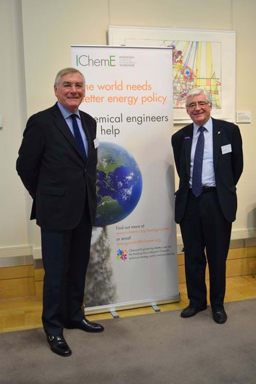 Dr Andrew Jamieson, IChemE President 2015-2016 and Geoff Maitland, IChemE President 2014-2015