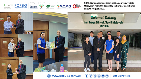 POPSIG management paid a courtesy visit to MPOB HQ