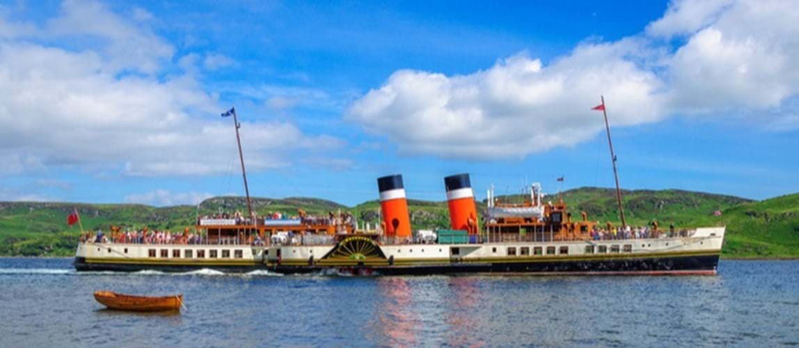 The Waverley Paddle Steamer Ship - A Day Trip to four Lochs and a Whirlpool